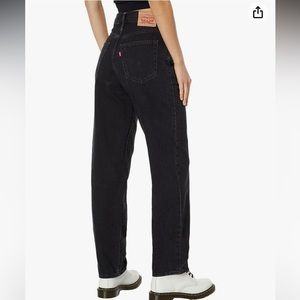 VINTAGE 550 Levi’s black high waist mom Jean